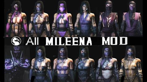Mortal Kombat X Mileena Legacy Mod Costumes Skin Youtube Cosplay Ideas Movie Posters