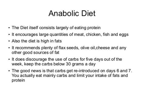 Anabolic Diet