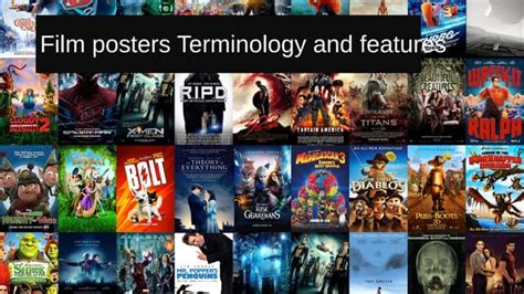 Film Posters Terminology And Features Ppt