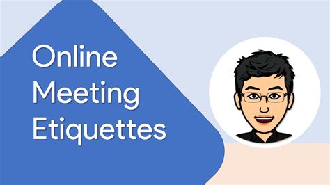 Online Meeting Etiquettes 10 Tips For Making Your Virtual Meetings