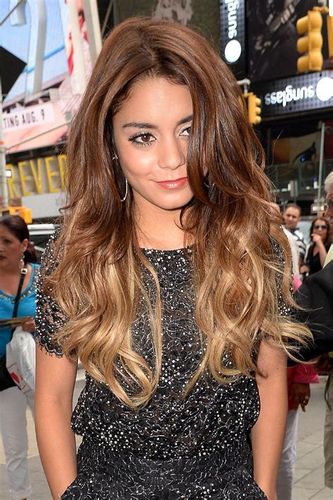 Vanessa Hudgens’ Ombre Hair On Trend Or So 2012 Dip Dye Hair Ombre Hair Ombre Hair Color