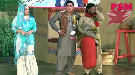 Nasir Chinyoti Mahnoor Sarfraz Vicky New Punjabi Comedy Scene Stage