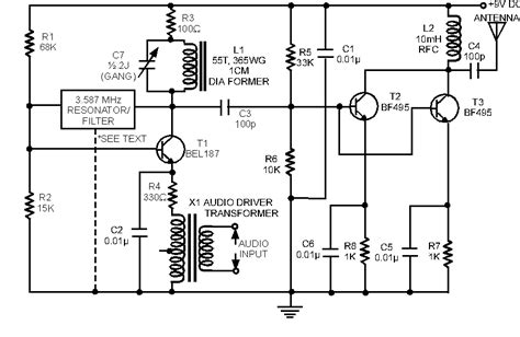 Transmitter Received Am Radio Electronic Circuit