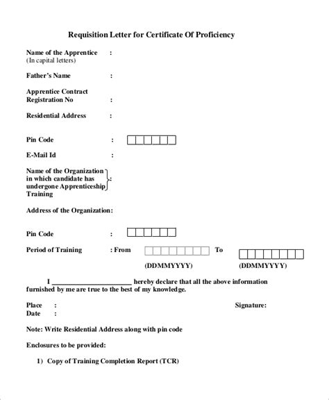 Free 10 Sample Requisition Letter Templates In Ms Word Pages Pdf