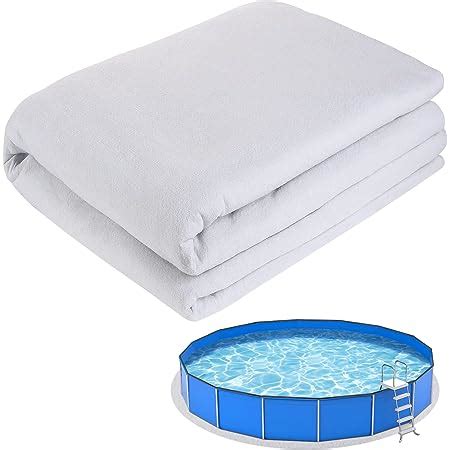 Amazon Com Thick Pool Liner Pad Ft Round Pre Cut Geotextile Mat