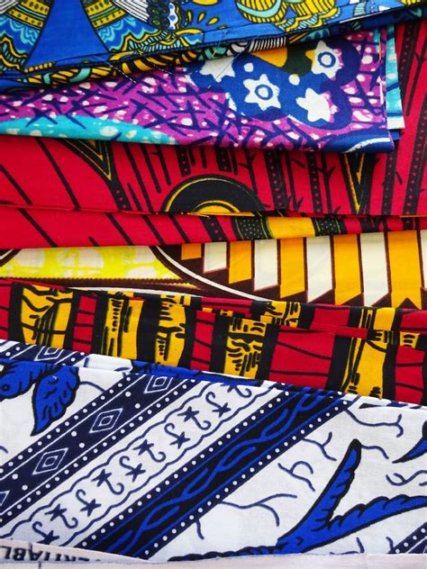 African Fabrics Craft Set African Wax Print Fabric Bundle Etsy