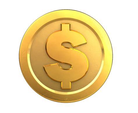 Dollar Gold Coin Png Png All