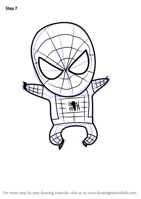Free printable spiderman coloring pages for kids. Chibi Spiderman Drawing at GetDrawings | Free download