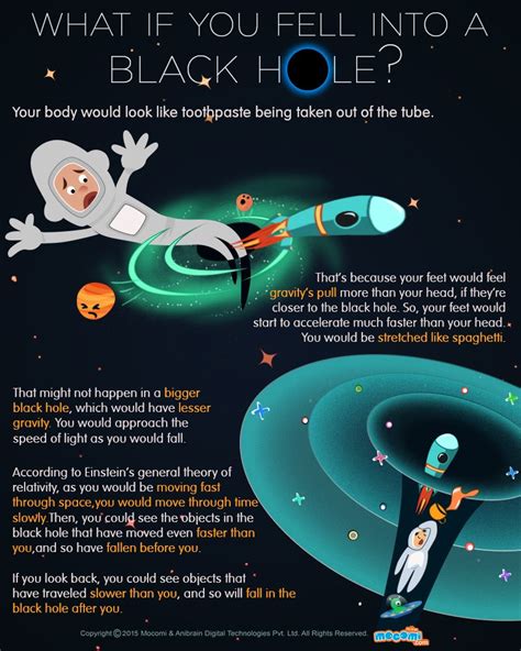 What Would Happen If You Fell Into A Black Hole Infographics For