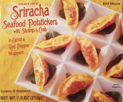 Devotees feel pretty strongly that it's the next best thing to the version served at their local indian restaurant. Trader Joe's Sriracha Seafood Potstickers | Trader joes ...
