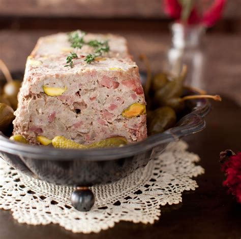 Country Pate With Pistachios Recipe Country Pate Cooking Food
