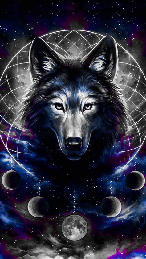 Download Galaxy Wolf Wallpaper By 40888 45 Free On