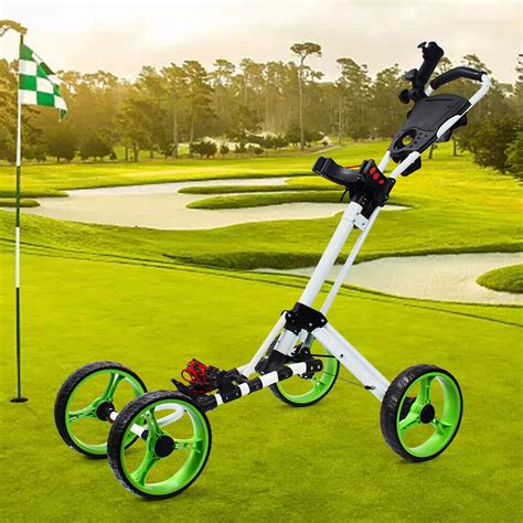 Trolley Club Scorecard Foldable 4 Wheel Golf Carts