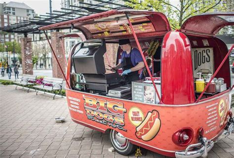 Can Vancouver Big Dogs Street Hots Hot Dog Cart Boler Trailer
