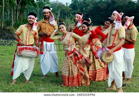 Assamese Traditional Dress Images Stock Photos Vectors