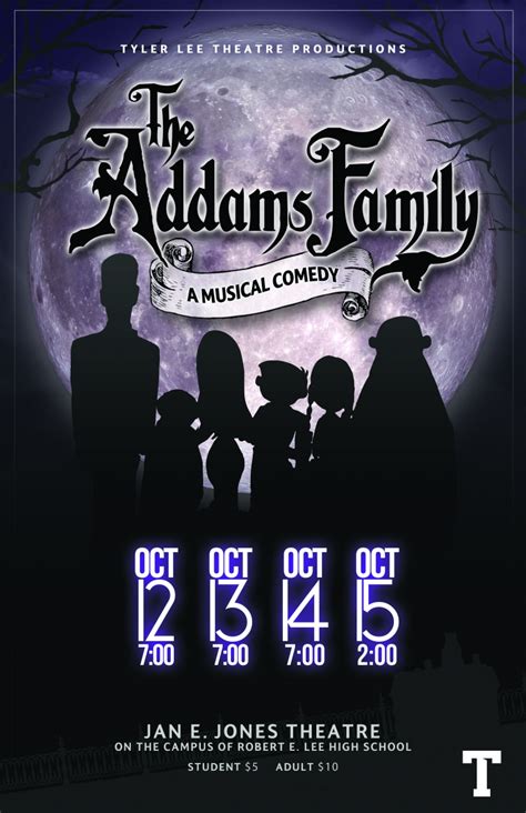 Their macabre, beloved daughter wednesday, however, is now a young woman who is ready for a life of her own. Tyler Lee Theatre Production - The Addams Family Musical ...