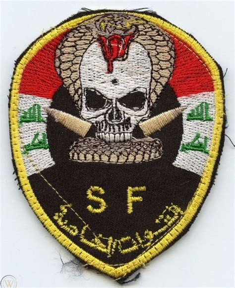 Iraqi Special Forces Iraq Made Oif Gwot Patch Botons Policia