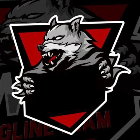 The Logo For Glineam Sports Team With An Angry Wolf On Its Chest