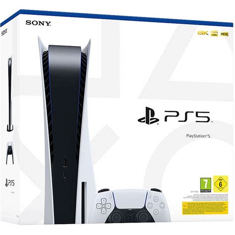 Sony Playstation 5 Disc Edition 825gb Cfi 1216a White Playstation
