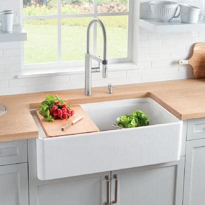 I ended up buying the domsjö it was 37 inches wide fitting my 36 inch cabinet. Blanco Profina 36" Single Bowl Farmhouse Apron Sink, White ...