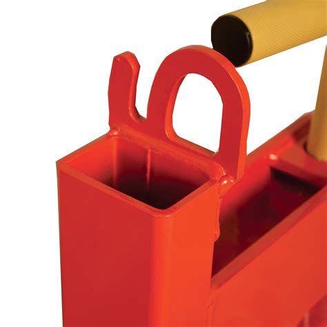 Load Quip Steel Bucket Forks — 2800 Lb Capacity Orange Model