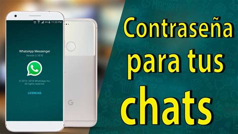 Ponerle ContraseÑa A Tus Chats De Whatsapp 2020 Trucos Infinitos