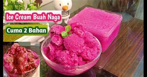 Resep Resep Es Krim Buah Naga Oleh Fransiska Tien Cookpad