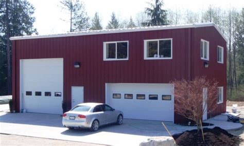 This rv garage plan gives you plenty of room for your vehicles. Recreational | Metal Building Group | Metal shop building, Metal building homes, Metal buildings