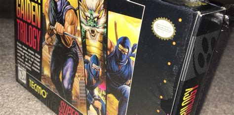 Snes Ninja Gaiden Trilogy Usa Complete Gamescollection
