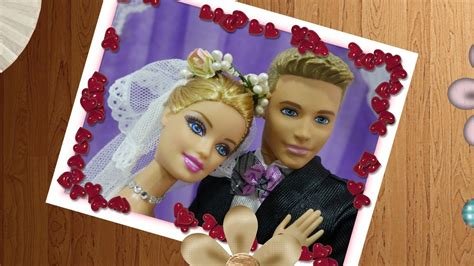 Mattel 1997 silken flame barbie doll nrfb collector edition 1962 reproduction. Barbie's Wedding IV - wedding day - Barbie weds Ken - YouTube