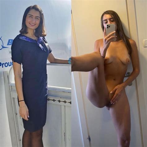 Flight Attendants Dressed And Undressed Flight Attendants Porn Pic