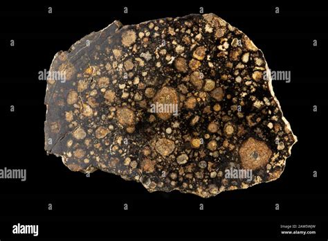 Chondrite Meteorite Northwest Africa Carbonaceous Stock Photo Alamy