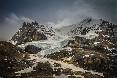 Kaya Oluşumu Kapak Buz Manzara Fotoğrafı Y Buzul Dağ Peyzaj Kar