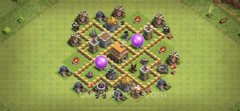 Best Unbeatable Base Th5 With Link Anti Everything Town Hall Level 5