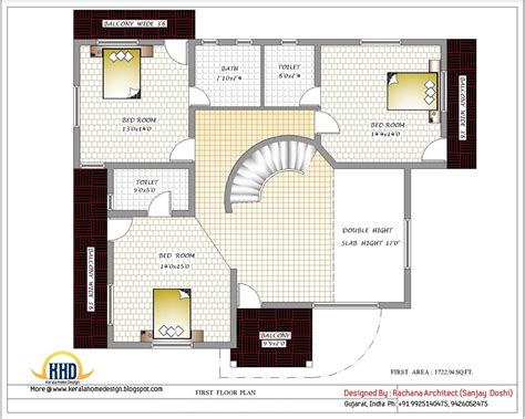 Awesome 4 Bedroom House Plans In India New Home Plans Design