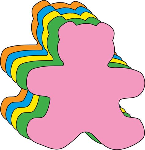 Buy Teddy Bear Assorted Color Cut Outs Cut Outs In A Pack For