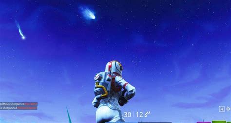 Meteors Have Joined Fortnites Comet In The Sky What Does It Mean