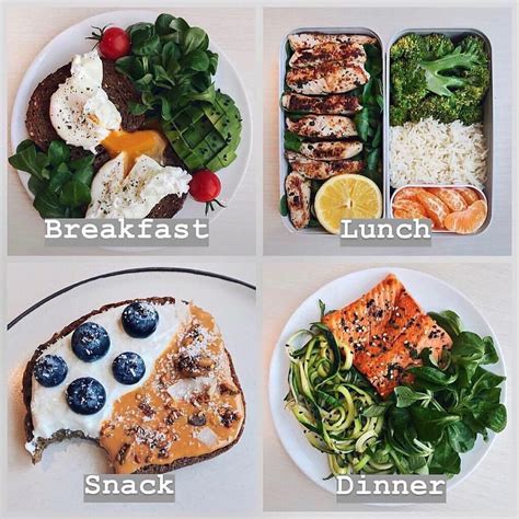 Inspo💫 Swipe For 5 Healthy Meal Plan Ideas Hope You Had A Lovely Week ⛄️and Happy Thursday ️