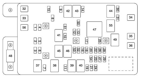 Chevrolet Trailblazer 2003 2004 Fuse Box Diagram 🔧