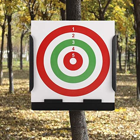 Metal Box Bb Trap Target With 20 Shooting Paper Targets Airsoft Pellet