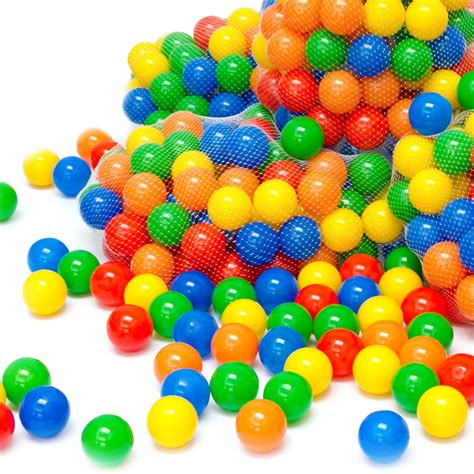 Littletom 50 Small Plastic Balls Ø 55 Cm In Diameter For Kids Tent