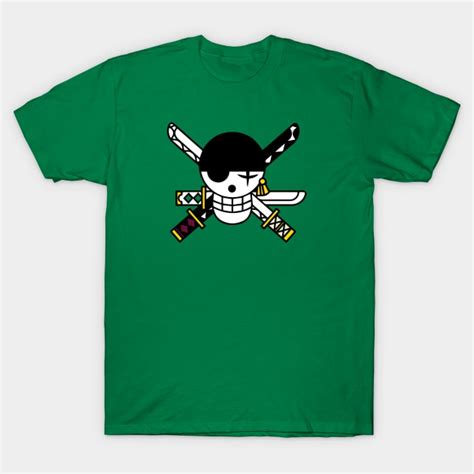 Zoro Skull Logo Pirate Hunter Zoro T Shirt Teepublic