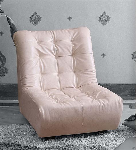 Buy Kevin Low Seat Chair In Ivory Colour By Fullstock Online Slipper