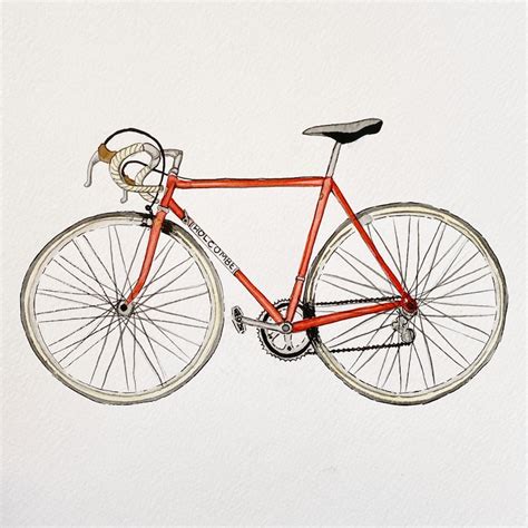 Custom Bike Painting Bicycle Art Bike Painting Etsy Uk