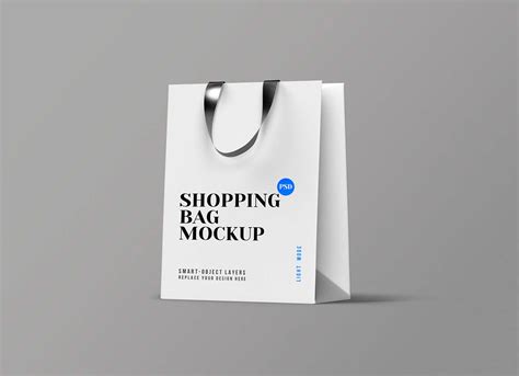 Download Download Free Paper Perspective Shopping Bag Mockup (PSD ...