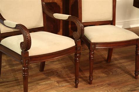 And if you like to coordinate your furniture, we have matching dining sets, too. New French Style Upholstered Dining Room Chairs ~Stain ...