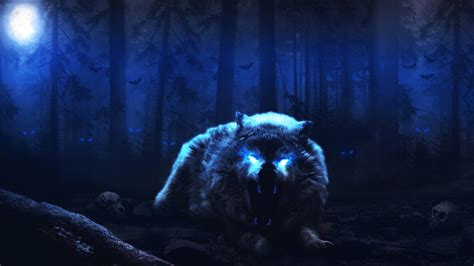 Scary Wolf Wallpapers Wallpaper Cave