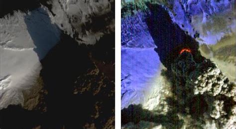 Space Images Nasa Satellite Tracks Continued Eruption Of