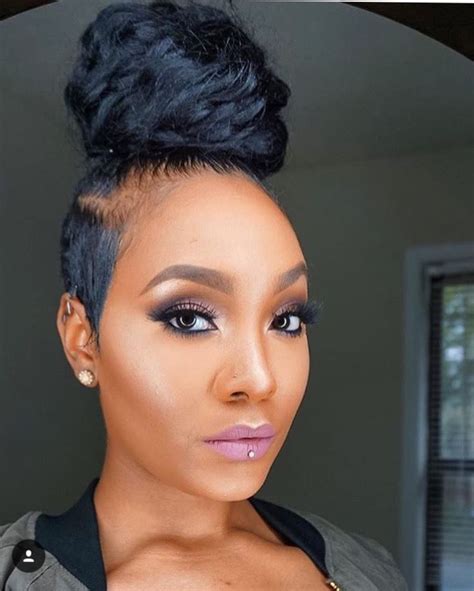 Recommendation Short Black Hairstyles With Shaved Sides And Back Cute