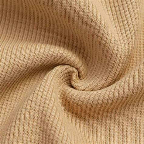 Wholesale Cotton Knit Fabric Rib Knit Fabric Cotton Spandex 2x2 Rib